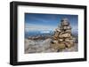 Greenland, Disko Bay, Ilulissat, Rock Cairn-Walter Bibikow-Framed Photographic Print