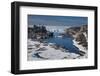 Greenland, Disko Bay, Ilulissat, Town Harbor, Elevated View-Walter Bibikow-Framed Photographic Print