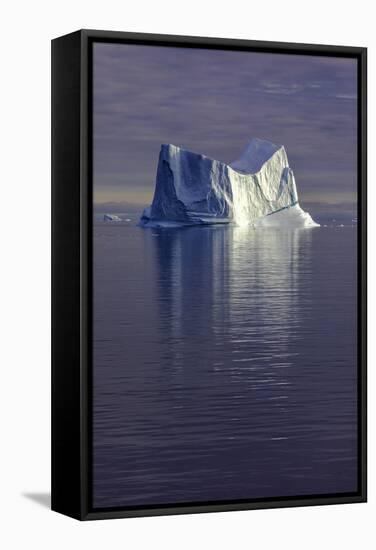 Greenland Glacial Remains-Art Wolfe-Framed Stretched Canvas
