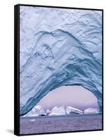 Greenland Glaciers-Art Wolfe-Framed Stretched Canvas