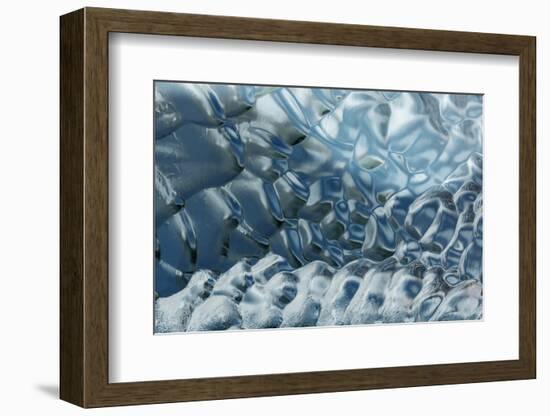 Greenland Ice Abstract-Art Wolfe-Framed Photographic Print