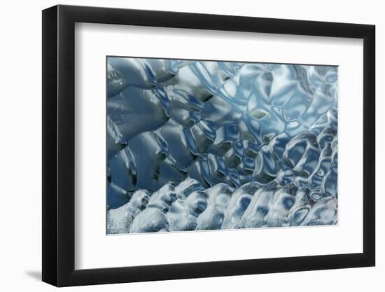 Greenland Ice Abstract-Art Wolfe-Framed Photographic Print