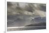 Greenland, Kangerlussuaq. Low clouds over the fjord.-Inger Hogstrom-Framed Photographic Print