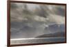 Greenland, Kangerlussuaq. Low clouds over the fjord.-Inger Hogstrom-Framed Photographic Print