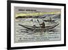 Greenland Kayak-null-Framed Giclee Print