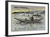 Greenland Kayak-null-Framed Giclee Print