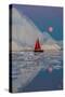Greenland night-Marc Pelissier-Stretched Canvas
