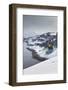 Greenland, Nuuk, City Skyline with Sermitsiaq Mountain-Walter Bibikow-Framed Photographic Print