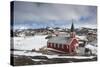 Greenland, Nuuk, Frelsers Kirche Church-Walter Bibikow-Stretched Canvas