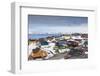 Greenland, Nuuk, Kolonihavn Area, Residential Houses-Walter Bibikow-Framed Photographic Print