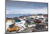 Greenland, Nuuk, Kolonihavn Area, Residential Houses-Walter Bibikow-Mounted Photographic Print