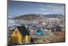 Greenland, Qaqortoq, Elevated Town View-Walter Bibikow-Mounted Photographic Print