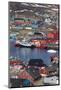 Greenland, Qaqortoq, Elevated View of Town and Harbor-Walter Bibikow-Mounted Photographic Print