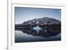 Greenland. Scoresby Sund. Gasefjord, icebergs and calm water.-Inger Hogstrom-Framed Photographic Print