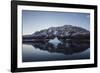 Greenland. Scoresby Sund. Gasefjord, icebergs and calm water.-Inger Hogstrom-Framed Photographic Print