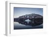 Greenland. Scoresby Sund. Gasefjord, icebergs and calm water.-Inger Hogstrom-Framed Photographic Print