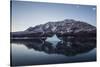 Greenland. Scoresby Sund. Gasefjord, icebergs and calm water.-Inger Hogstrom-Stretched Canvas