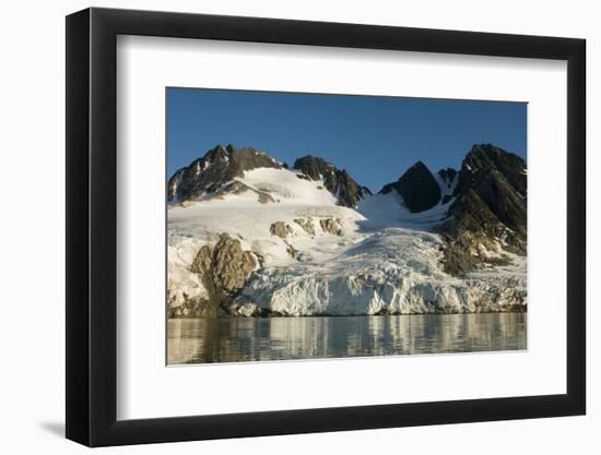 Greenland Sea, Norway, Spitsbergen, Fuglefjorden. Glacial Landscape-Steve Kazlowski-Framed Photographic Print