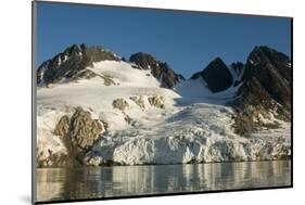 Greenland Sea, Norway, Spitsbergen, Fuglefjorden. Glacial Landscape-Steve Kazlowski-Mounted Photographic Print