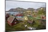 Greenland. Sisimiut. History museum from above.-Inger Hogstrom-Mounted Photographic Print