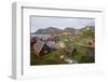 Greenland. Sisimiut. History museum from above.-Inger Hogstrom-Framed Photographic Print