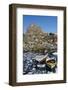 Greenland. Uummannaq. Ice fills the harbor.-Inger Hogstrom-Framed Photographic Print