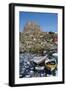 Greenland. Uummannaq. Ice fills the harbor.-Inger Hogstrom-Framed Photographic Print