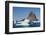 Greenland. Uummannaq. Uummannaq mountain and iceberg.-Inger Hogstrom-Framed Photographic Print