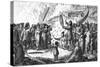Greenlanders Singing Combat, C. 1800-T. Clerk-Stretched Canvas