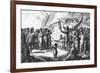 Greenlanders Singing Combat, C. 1800-T. Clerk-Framed Premium Giclee Print