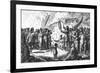 Greenlanders Singing Combat, C. 1800-T. Clerk-Framed Premium Giclee Print