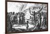 Greenlanders Singing Combat, C. 1800-T. Clerk-Framed Art Print