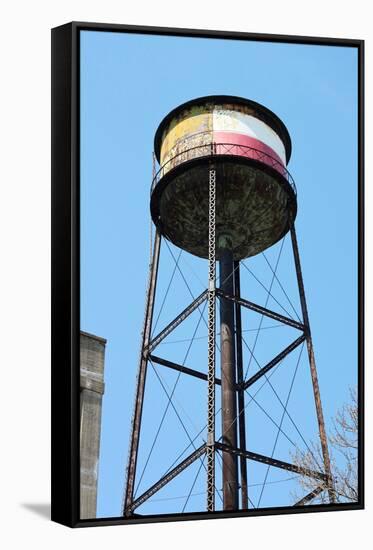 Greenpoint Brooklyn Water Tower Photo Poster-null-Framed Stretched Canvas