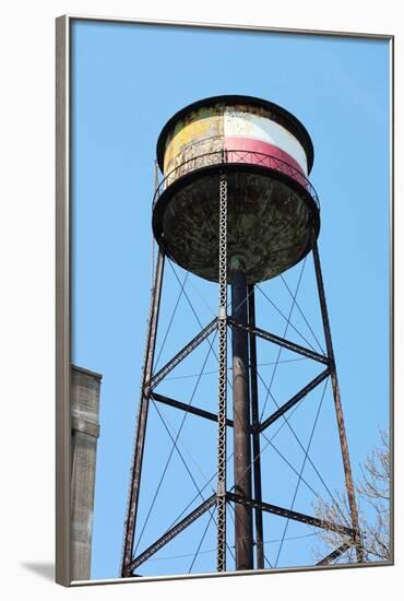 Greenpoint Brooklyn Water Tower Photo Poster-null-Framed Poster