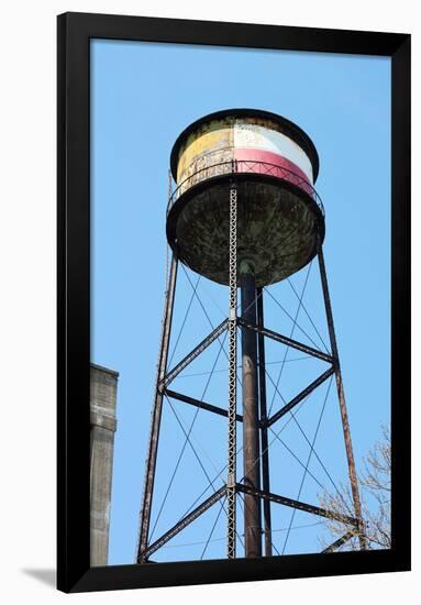 Greenpoint Brooklyn Water Tower Photo Poster-null-Framed Poster