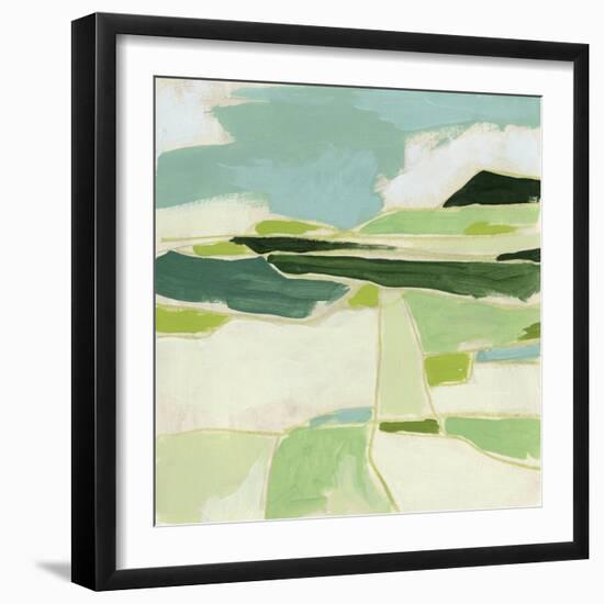 Greenscape II-June Vess-Framed Art Print