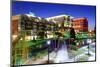 Greenville, South Carolina at Falls Park in Downtown at Night.-SeanPavonePhoto-Mounted Photographic Print