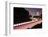 Greenville, South Carolina Skyline above the Flow of Traffic on Interstate 385.-SeanPavonePhoto-Framed Photographic Print