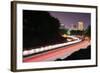 Greenville, South Carolina Skyline above the Flow of Traffic on Interstate 385.-SeanPavonePhoto-Framed Photographic Print