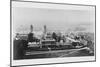 Greenwich and the Isle of Dogs from the Royal Observatory, London, 1970-null-Mounted Giclee Print