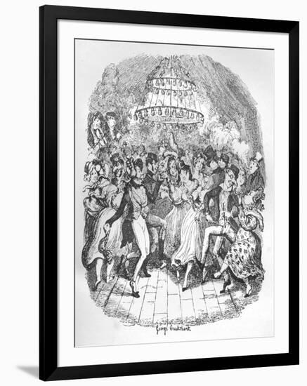 Greenwich Fair, C1900-George Cruikshank-Framed Giclee Print