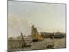 Greenwich from across the River with Hospital, the Observatory and the Hospital Ship 'Dreadnought'-John Wilson Carmichael-Mounted Giclee Print