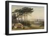 Greenwich from Observatory Hill, C.1850 (Watercolour)-George Bryant Campion-Framed Giclee Print