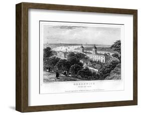 Greenwich, from the Park, London, 19th Century-H Bond-Framed Giclee Print