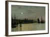 Greenwich, Half Tide, 1884-John Atkinson Grimshaw-Framed Giclee Print