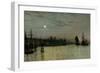 Greenwich, Half Tide, 1884-John Atkinson Grimshaw-Framed Giclee Print