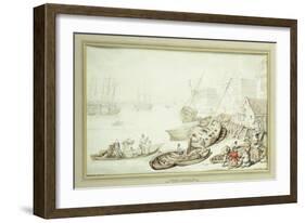 Greenwich Hospital, 1822-Thomas Rowlandson-Framed Giclee Print
