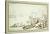 Greenwich Hospital, 1822-Thomas Rowlandson-Stretched Canvas