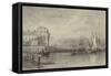 Greenwich Hospital (Drawing)-Augustus Wall Callcott-Framed Stretched Canvas