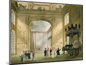 Greenwich Hospital from Ackermann's "Microcosm of London" (Print)-T Rowlandson-Mounted Premium Giclee Print